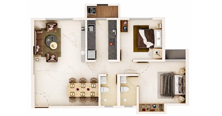 Oris Thane Floor Plan 3 Oris Thane Floor Plan 3